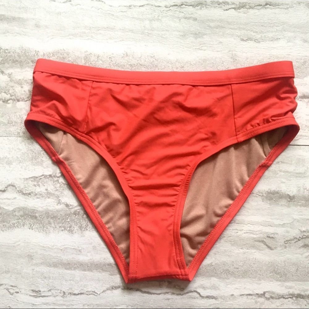 VYB High Waist Red Swim Bikini Bottoms Small High Waisted Vicious Young Babes